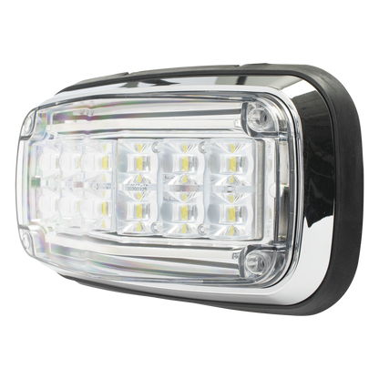 Luz de advertencia 8 X 4", Color Claro, IP67, SAE, Ideal para Ambulancias