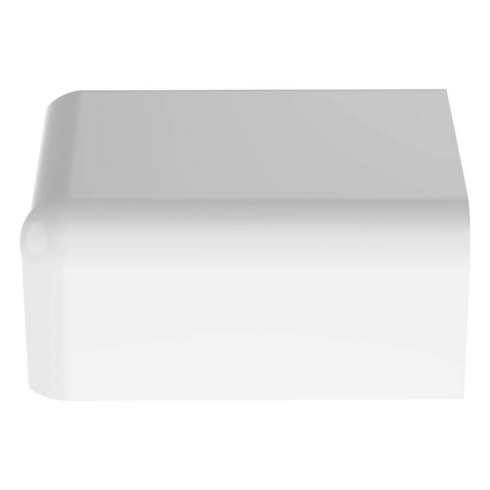 Tapa Final, para uso con canaleta LD10, material ABS, Color Blanco