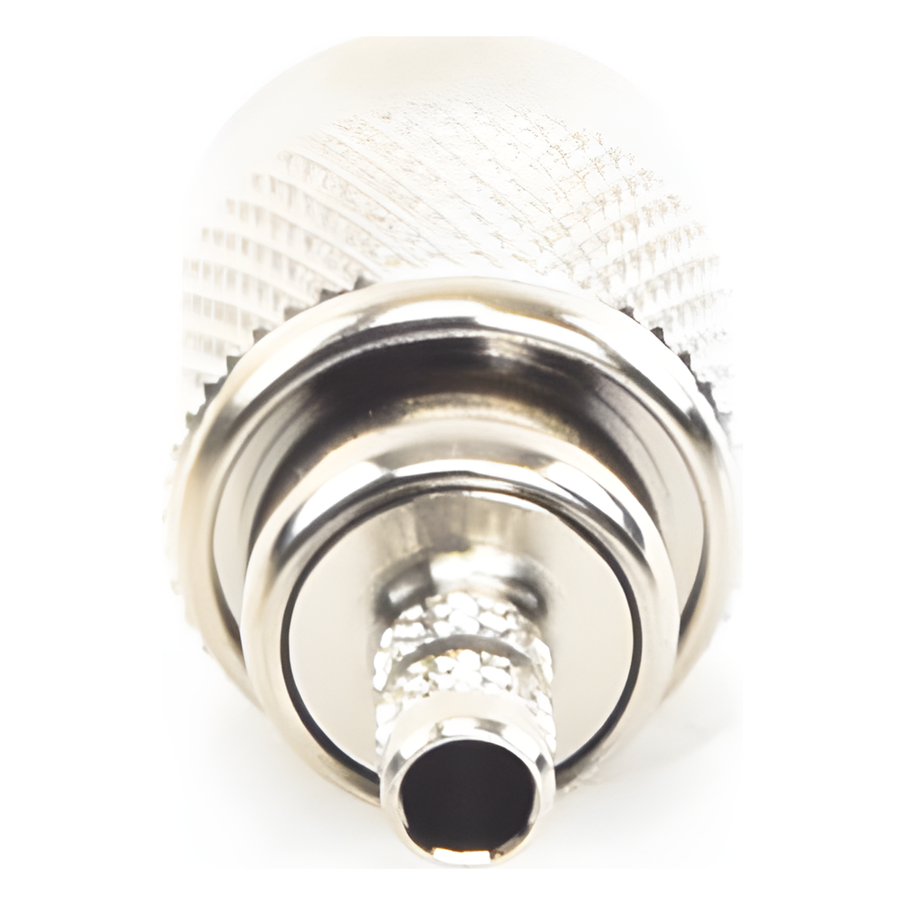 Conector TNC Macho Inverso de Anillo Plegable para Cable RG-142/U, Níquel/ Oro/ Teflón