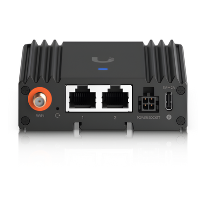 Router UniFi Ultra LTE con WiFi 4 / ranura para 1 tarjeta SIM / 2 Puertos RJ45 10/100Mbps / Alimentación por USB Type-C y ATX DC / Bandas LTE B2, B4