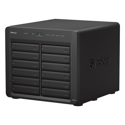 Servidor NAS Synology DiskStation DS3622xs+ | 12 Bahías | Intel Xeon 6 Núcleos | 16 GB DDR4 ECC | 10GbE RJ-45 | Expansión Hasta 36 Bahías | RAID F1