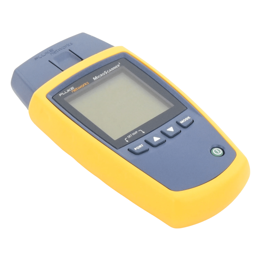 Kit Profesional de Verificador de Red MicroScanner2, para Comprobación de Redes de Voz, Datos y Video, con Pantalla LCD Retroiluminada