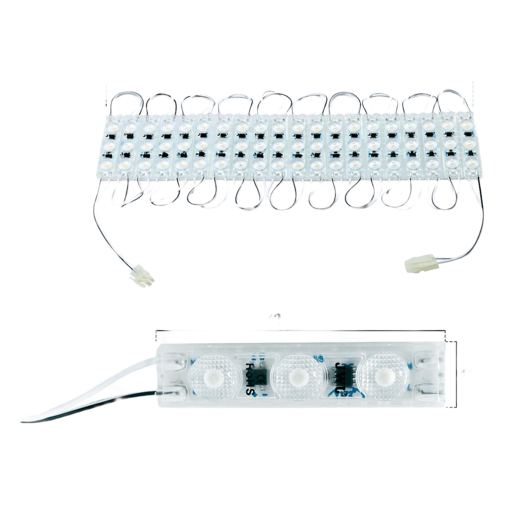 Cadena con 20 Módulos LED Individuales / Resistente a Intemperie / 4500 Lúmenes / 110V / Luz Cálida 2 700 K / Conectados en Serie / No Requiere