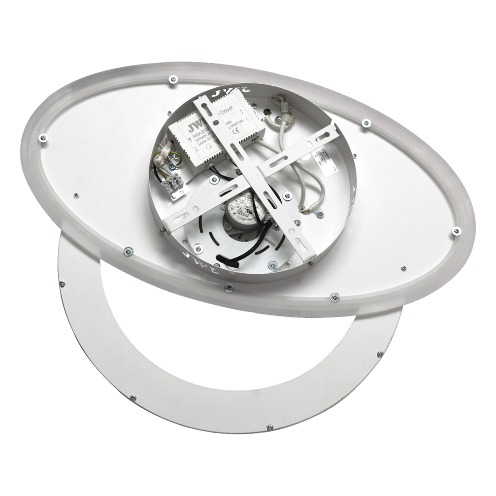 Ventilador de Techo con Luminario LED de 110 V CA 50/60 Hz / 88 W / 3 Tonos de Luz (6500 - 4 000 - 2 700 K) / Con giro 360° / Diámetro 550 mm / 6