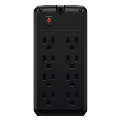 UPS de 1000 VA/500 W, Topología Línea Interactiva, Entrada 120 Vca NEMA 5-15P, y 8 Salidas NEMA 5-15R, Puerto USB, Con Regulador de Voltaje (AVR)