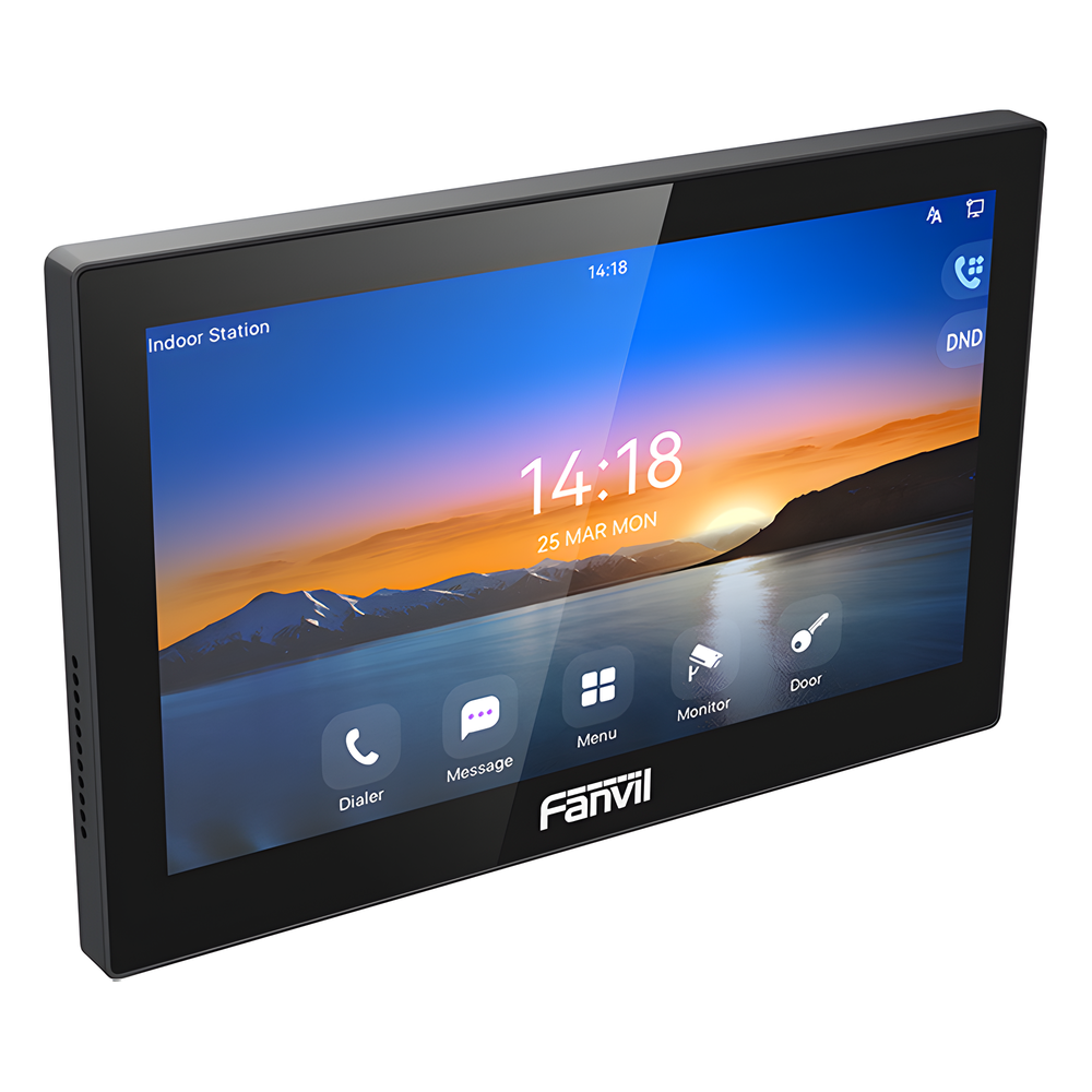 Monitor Audio/Video IP/SIP para interior, Wi-Fi, pantalla táctil de 7", Apertura remota