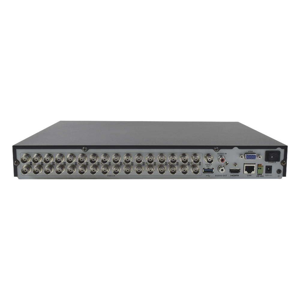 [Audio Bidireccional] DVR 32 Canales TurboHD + 8 Canales IP / 5 Megapixel Lite - 3K Lite / Acusense / Reconocimiento Facial / Audio por Coaxitron / 2