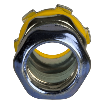 Conector de Compresión Hermético de Acero Galvanizado para Pared Delgada de 1 1/4" .