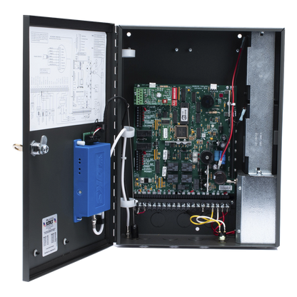 Cuadro de Mando Para Operadores Abatibles Doorking 6006-380 / Soporta Respaldo de Baterias