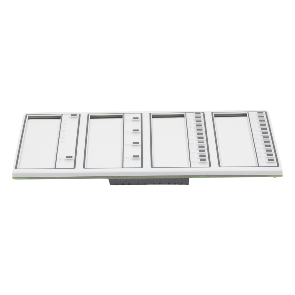 Teclado de anunciación con 24 botones programables para el sistema de comando de voz digital DVC-EM de NOTIFIER
