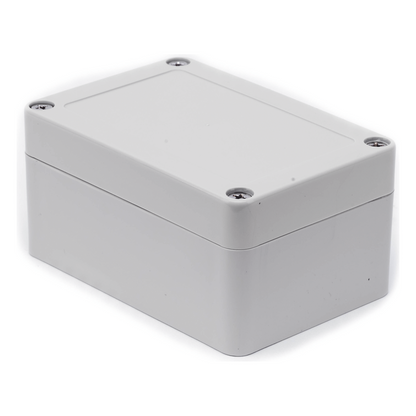 Gabinete Plástico para Exterior (IP65) de 100 x 68 x 50 mm Cierre por Tornillos.