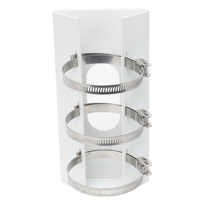 Montaje Vertical para Poste / Material de Acero Inoxidable
