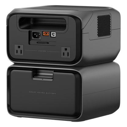 EcoFlow River 3 | Estación de Energía Portátil 858Wh Litio LFP / 2 AC 300 W (Max. 550W) / 1 USB-C 100W / 2 USB -A 12W / Cargador de Coche 8A a 12 o