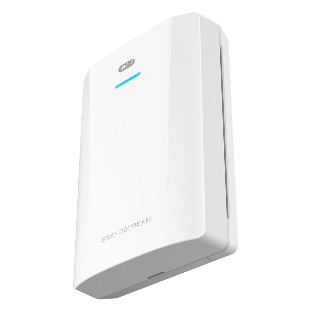 Punto de Acceso Wi-Fi 7 para Pared / GWN7670WM / MIMO 2x2:2 DL-UL OFDMA / Modulación 4096 QAM / 2.5G Ethernet PoE+ / Hasta 256 Clientes / QoS