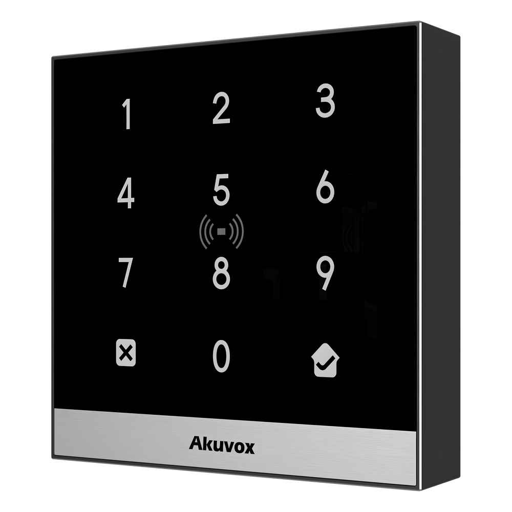 Teclado de Control de Acceso + Bracket de Instalación / Administración 100% en la Nube / Interfaz WEB / POE / Lector Prox 125 kHz / MIFARE 13.56MHz