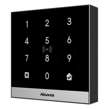 Teclado de Control de Acceso + Bracket de Instalación / Administración 100% en la Nube / Interfaz WEB / POE / Lector Prox 125 kHz / MIFARE 13.56MHz