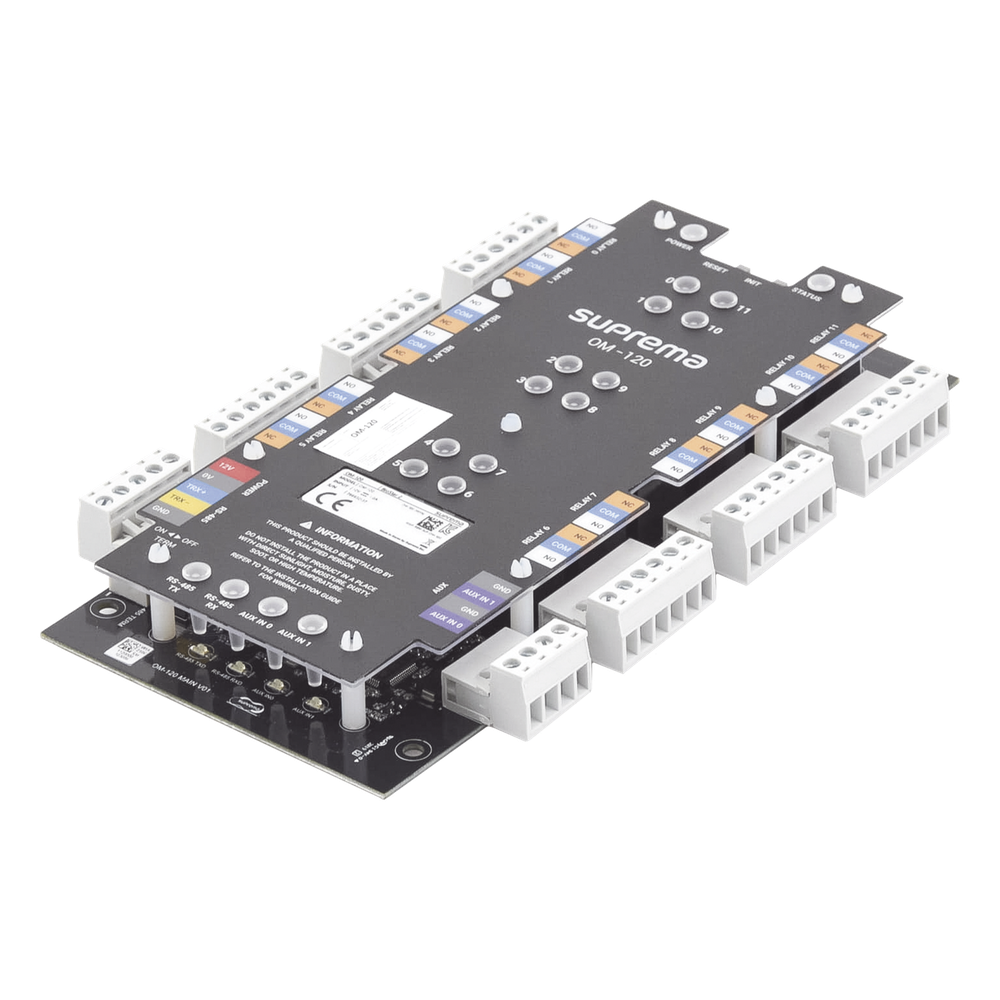 Módulo de Control / 12 Relevadores de Salida con Función para Control de Elevadores