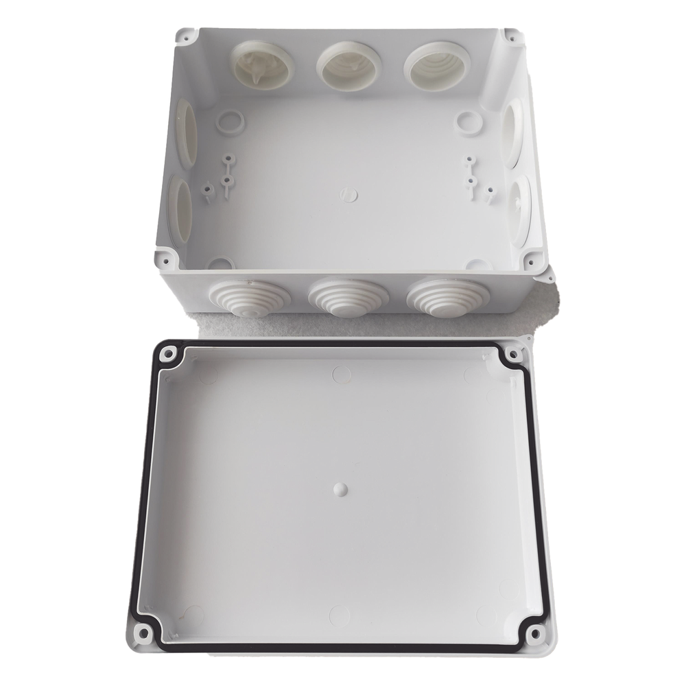Caja de Derivación-Conexión para Exterior IP65 con 10 Entradas / 200 x 155 x 80 mm (7.9 x 6.1 x 3.1 in) / Sellado Seguro con Empaque + 4 Tornillos