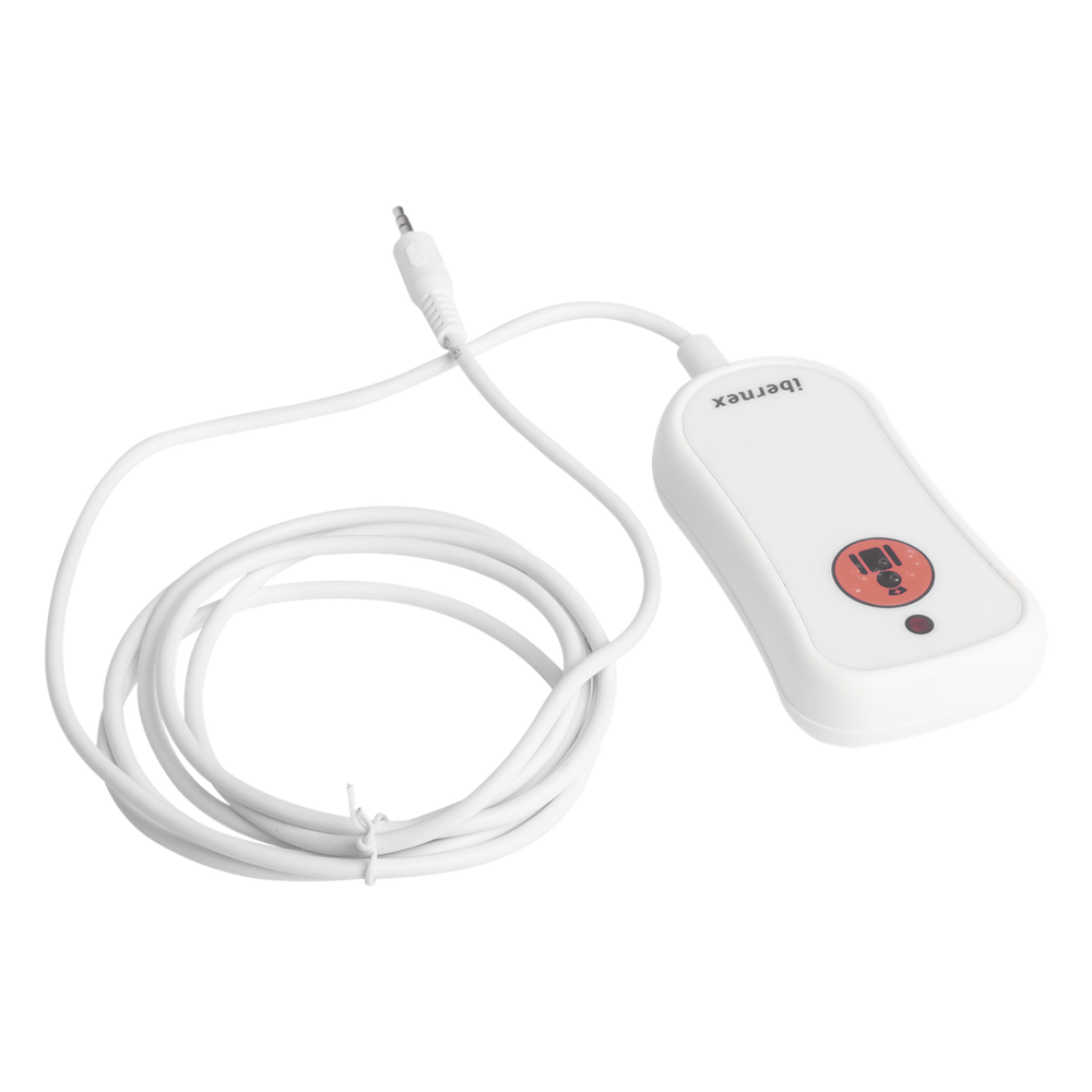 Pulsador de Llamada para Paciente Encamado — Botón Braille, Resistente a Líquidos y Fácil de Localizar en la Oscuridad