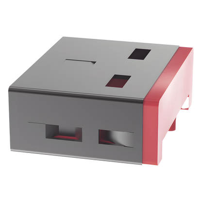 Dispositivo de Bloqueo Smartkeeper, Para Puertos USB-A, Color Rojo, 1 Pieza