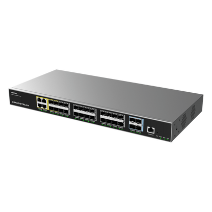 Switch de Agregación Capa 3 Administrable / GWN7830 - GWN7831 - GWN7832 / 48-120 Gbps Throughput / 4-12 Puertos 10G SFP+ / Stacking / Gestión Cloud