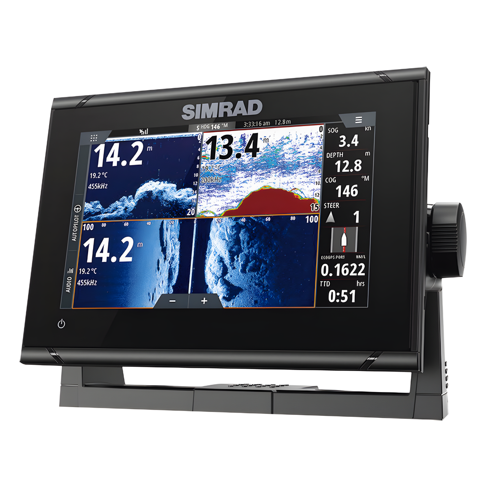 Pantalla Náutica GO7 XSR / GPS Integrado / Sonar y Radar / Pantalla Táctil 7" / Conectividad Inalámbrica / Compatible con NMEA 2000® / SteadySteer™
