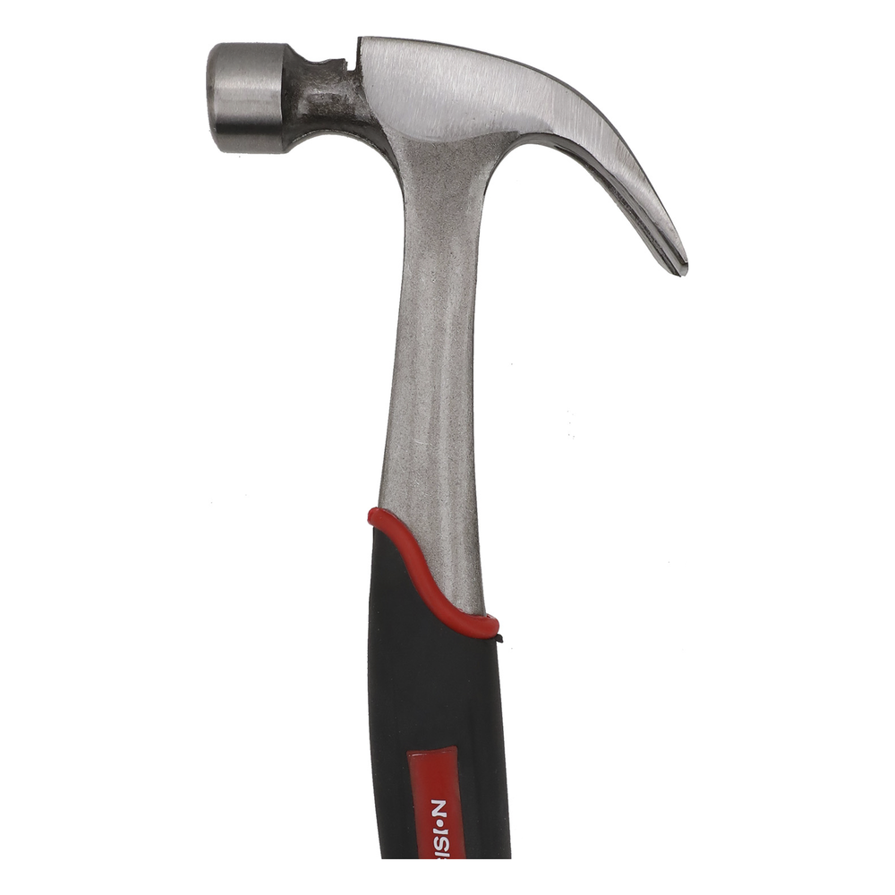 Martillo Uso Rudo de Acero Forjado de 16 oz. con Uña Curva. Con Sujetador Magnético de Clavos.