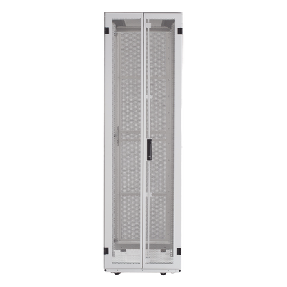 Gabinete FlexFusion™ XGL (Light) para Centros de Datos, 42 UR, 800 mm de Ancho, 1070 mm de Profundidad, Fabricado en Acero, Color Blanco