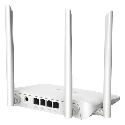 Home Router Inalámbrico Wi-Fi 5 Doble Banda, 1 Puerto Wan 10/100 y 3 Puertos Lan 10/100 Hasta 1,200 Mbps