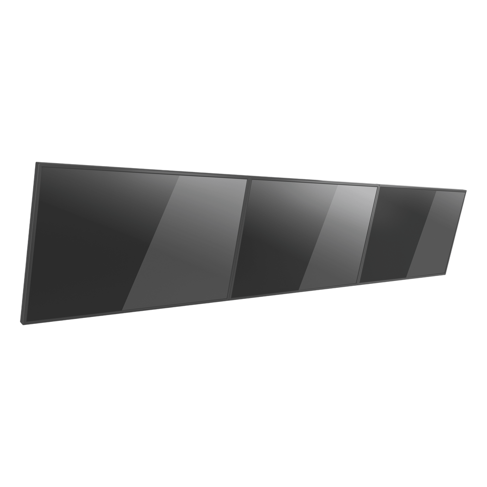 Soporte de Pared para TV / Riel Triple 400T / Capacidad 110 lbs (50 kg) / Compatible 32"-65" / VESA 100x100-600x400 mm / Ajuste Ángulo 5°-15°