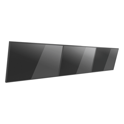 Soporte de Pared para TV / Riel Triple 400T / Capacidad 110 lbs (50 kg) / Compatible 32"-65" / VESA 100x100-600x400 mm / Ajuste Ángulo 5°-15°