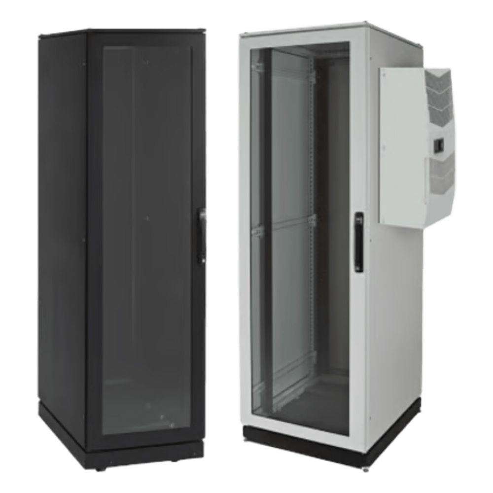 Gabinete de Telecomunicaciones ProLine V/D, 600 mm de Ancho, 1000 mm de Profundidad, Compatible Con Aire Acondicionado Tipo G52, NEMA 12, 42 UR