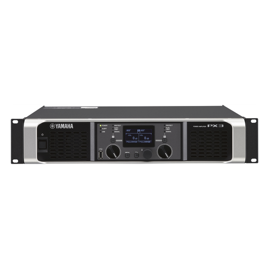 Amplificador de audio Clase D | 300 W x 2 a 8&Omega; | 500 W x 2 a 4&Omega;. | Baja Impedancia | Procesamiento Inteligente
