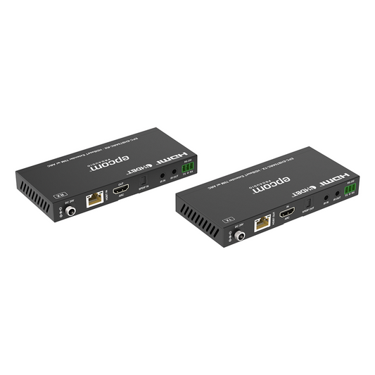 Kit Extensor HDMI | HDBaseT | 70m en 4K@60Hz | Cat5e/6 | Gestión Avanzada EDID | Soporta ARC | Control IR Bidireccional | RS232 | PoC