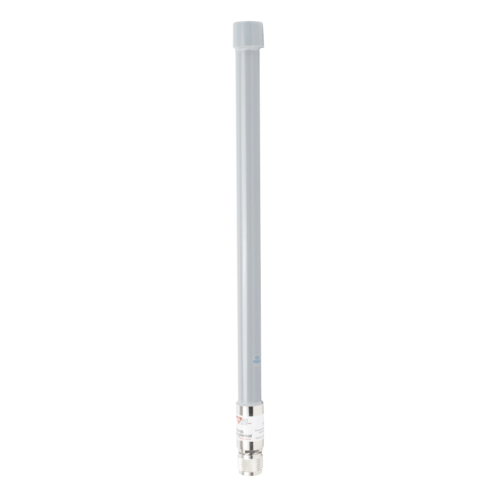 Antena Omnidireccional, mayor distancia de transmisión y recepción de señal en 360º, Doble banda, 2.4 Ghz de 6 dBi/ 5 GHz 9 dBi, Conector N-Hembra