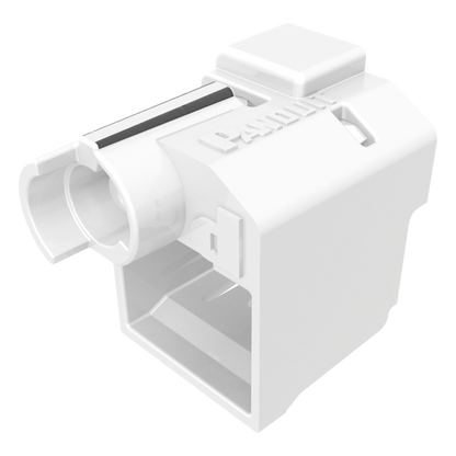 Kit de 10 Dispositivos Para Impedir Desconexión de Plug RJ45, Color Blanco, Incluye Herramienta para Instalar/Retirar