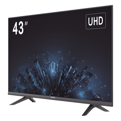 Monitor LED 4K de 43" / Ideal para Oficina y Hogar / Uso 24-7 / Entrada HDMI / Compatible con Montaje VESA (200 X 200) / Bocinas Integradas