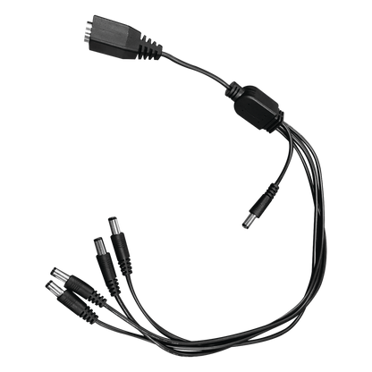Cable con 5 Vías para Alimentar 4 Cámaras TurboHD y DVR TurboHD Epcom / Hikvision