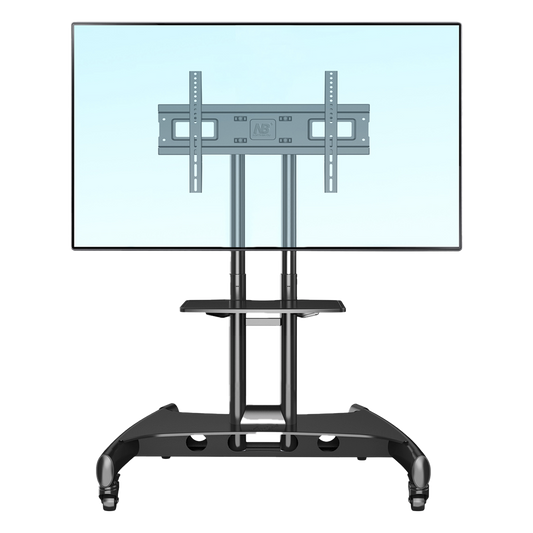 Soporte de Pantalla con Ruedas AVA1500601PNB / Compatible con Monitores de 32" a 75" / VESA 200x200 a 600x400 mm / Carga 45.5 kg (100 lbs) / Altura