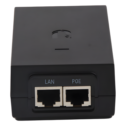 Adaptador PoE Ubiquiti de 24 VDC, 1.25 A con puerto Gigabit