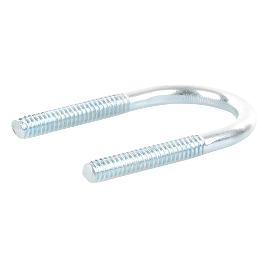 Abrazadera tipo U de 1/2", con acabado Electro Zinc, no incluye tuercas y arandelas