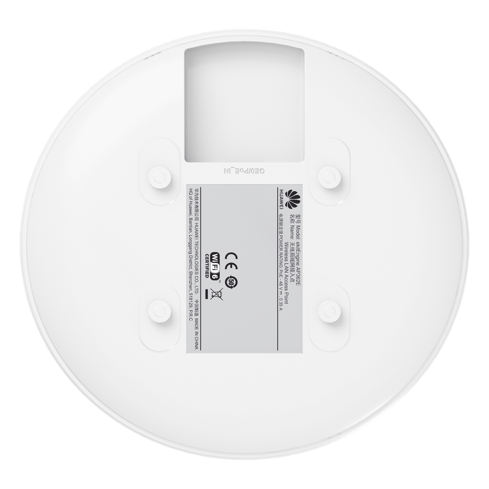 Punto de Acceso eKit Wi-Fi 6 Para techo o pared / Hasta 128 clientes / 2.9 Gbps /MU-MIMO 2x2 / 1 Puerto Gigabit / Smart Antenna 20% más de cobertura