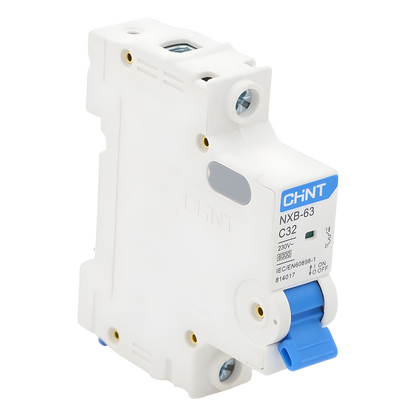 Pastilla para Riel Din, 1 Polo, 32 Amp, Vca:110/415v, 6kA, Catálogo: NXB631PC32.