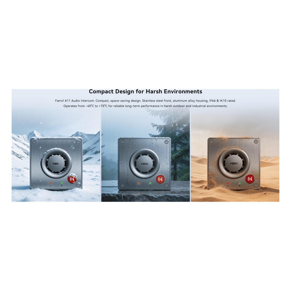 Video Intercom IP para Exterior / Cámara 4 Megapixel (1080p) / HDR e Iluminación IR / Altavoz 5W y Doble Micrófono con Reducción de Ruido / Panel