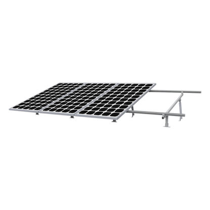 Kit Montaje para Panel Solar, Riel 5 de 5.4m para 4 Módulos de Espesor de 35mm, Vel. de Viento Máx. 190km/h