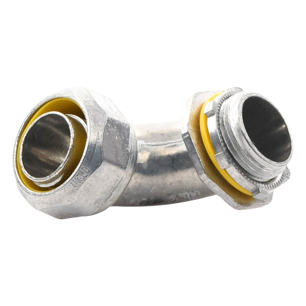 Conector Curvo para tubo tipo Liquidtight 1" (25 mm). Compatible con ANC-COT-100.