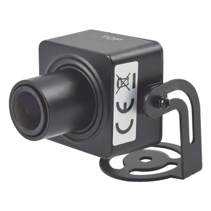 Cámara Oculta IP 2 Megapixel / Lente 2.8 mm / H.265+ / Interior / WDR / 12 Vcc / Ultra Baja Iluminación / Entrada de Audio