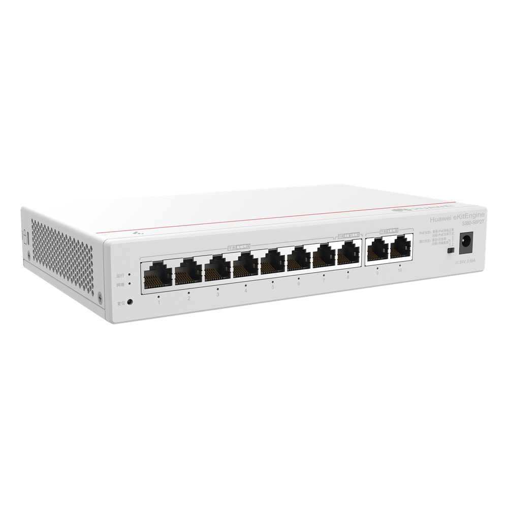 Router eKit / 2 Puertos WAN Gigabit / 1 Puerto LAN/WAN Gigabit / 7 Puertos PoE LAN Gigabit / Presupuesto PoE 124 W / Rendimiento de 2 Gbps