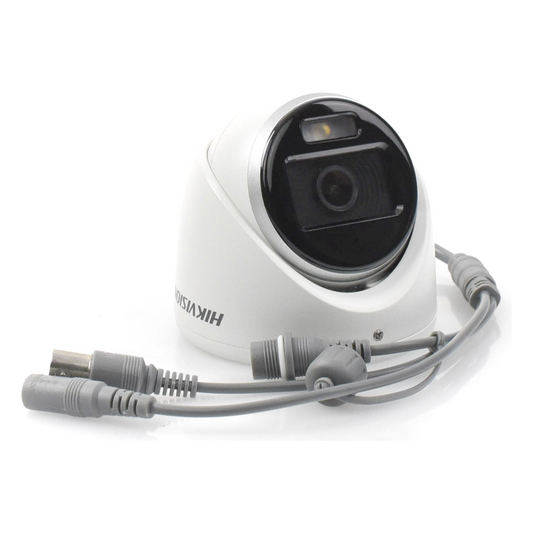 [ColorVu] Turret TURBOHD 3K (5 Megapixel) / Micrófono Integrado / Lente 2.8 mm / Imagen a Color 24/7 / 20 mts Luz Blanca / Exterior IP67 / dWDR / 4