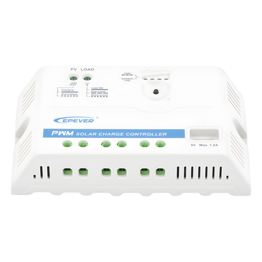 Controlador Solar PWM 12/24 V 20 A, Salida USB